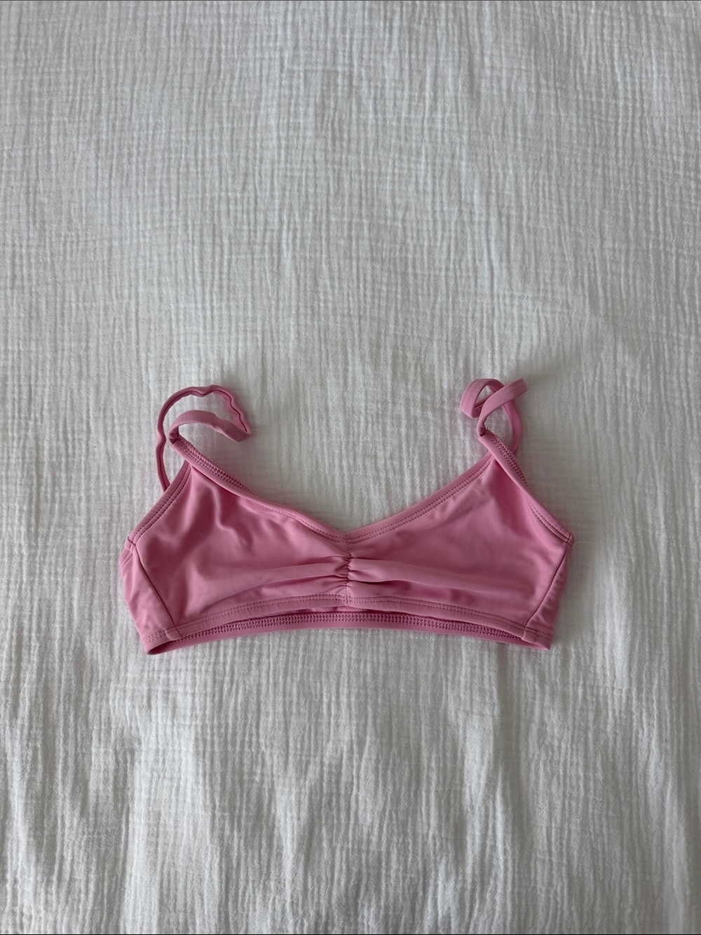 Pink target size xs bikini top